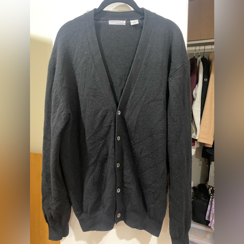 American Blue Cashmere Cardigan